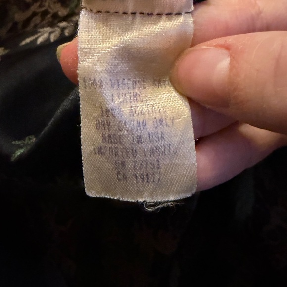 Rare Vintage 90s Betsey Johnson New York Bias Cut Floral Baroque Midi Dress XS - Picture 7 of 9